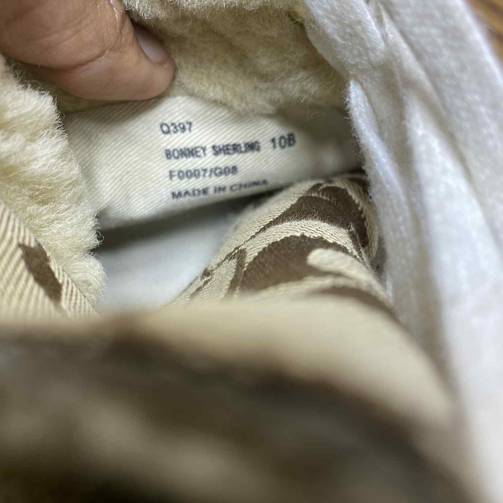 Coach Women's Bonney Sherling Brown and Tan High Top Signature Sneakers Size 10B - Picture 9 of 12